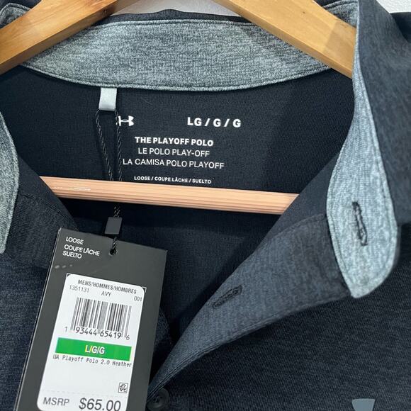 NWT Under Armour Mens The playoff Polo Size Large - Picture 2 of 4